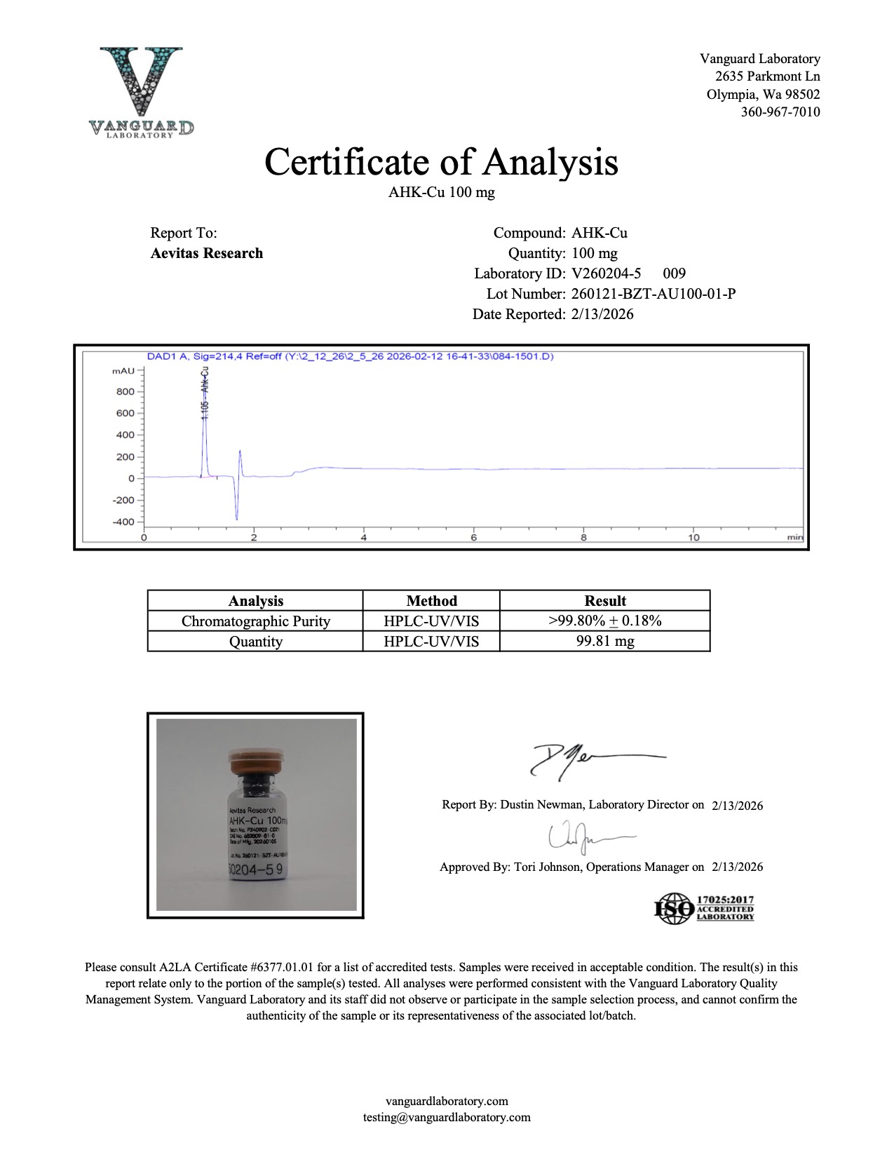  Click to enlarge AHK-Cu-100mg
