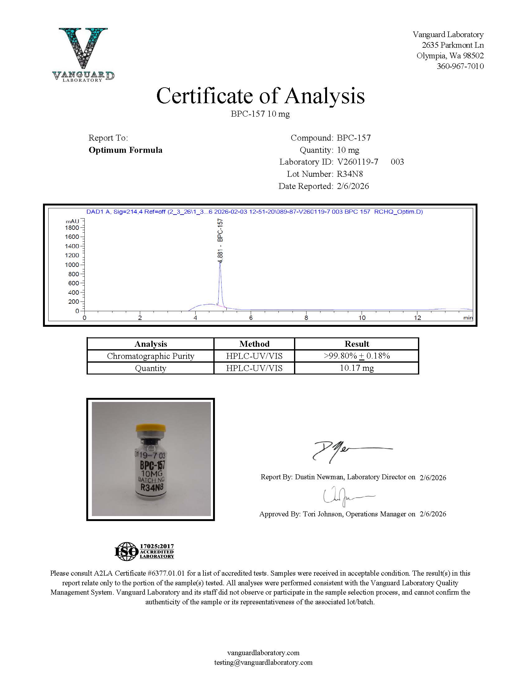 BPC-157 10 mg
